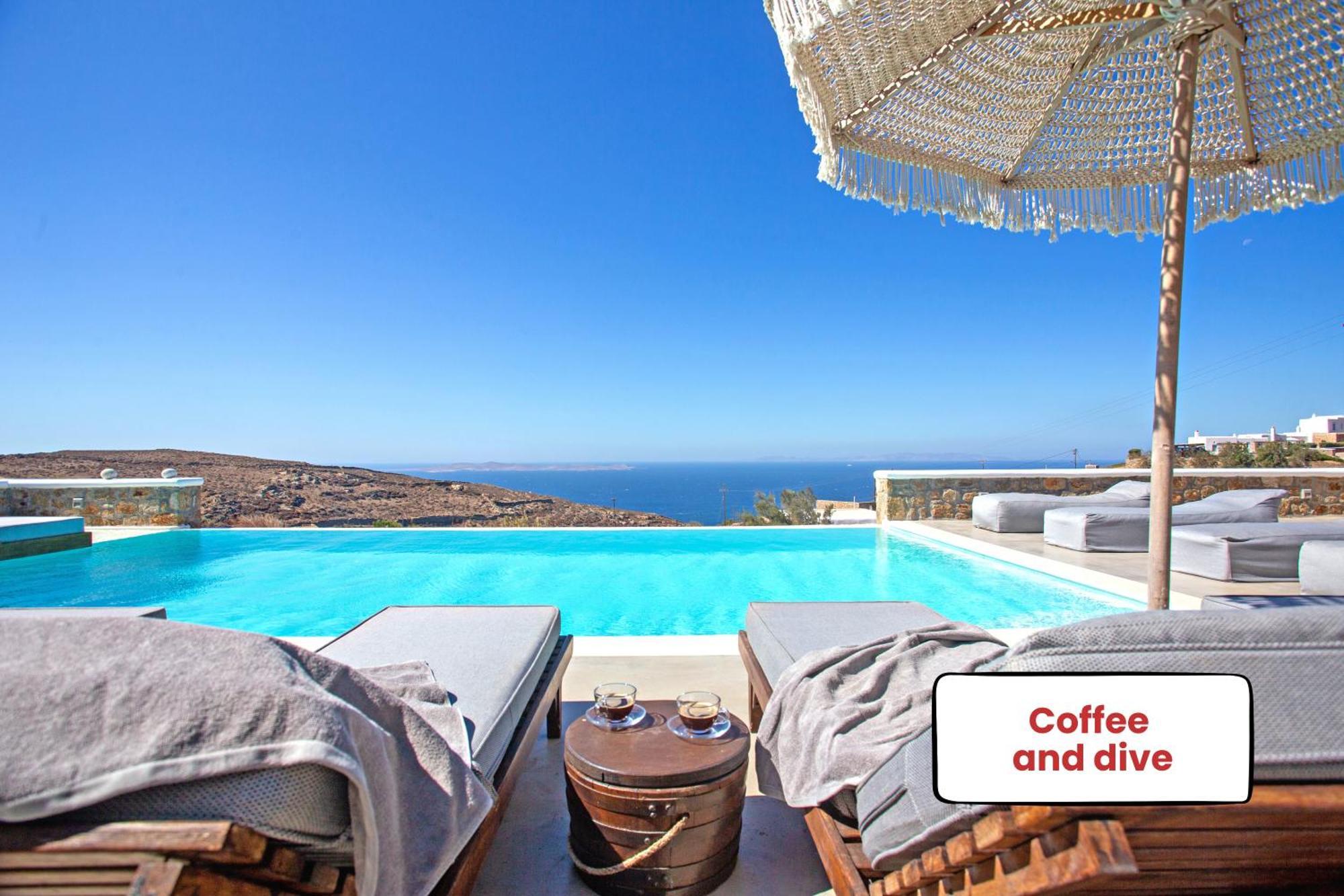 Villa Panamera Mykonos, Private Heaven, Supreme View! Фанари Экстерьер фото