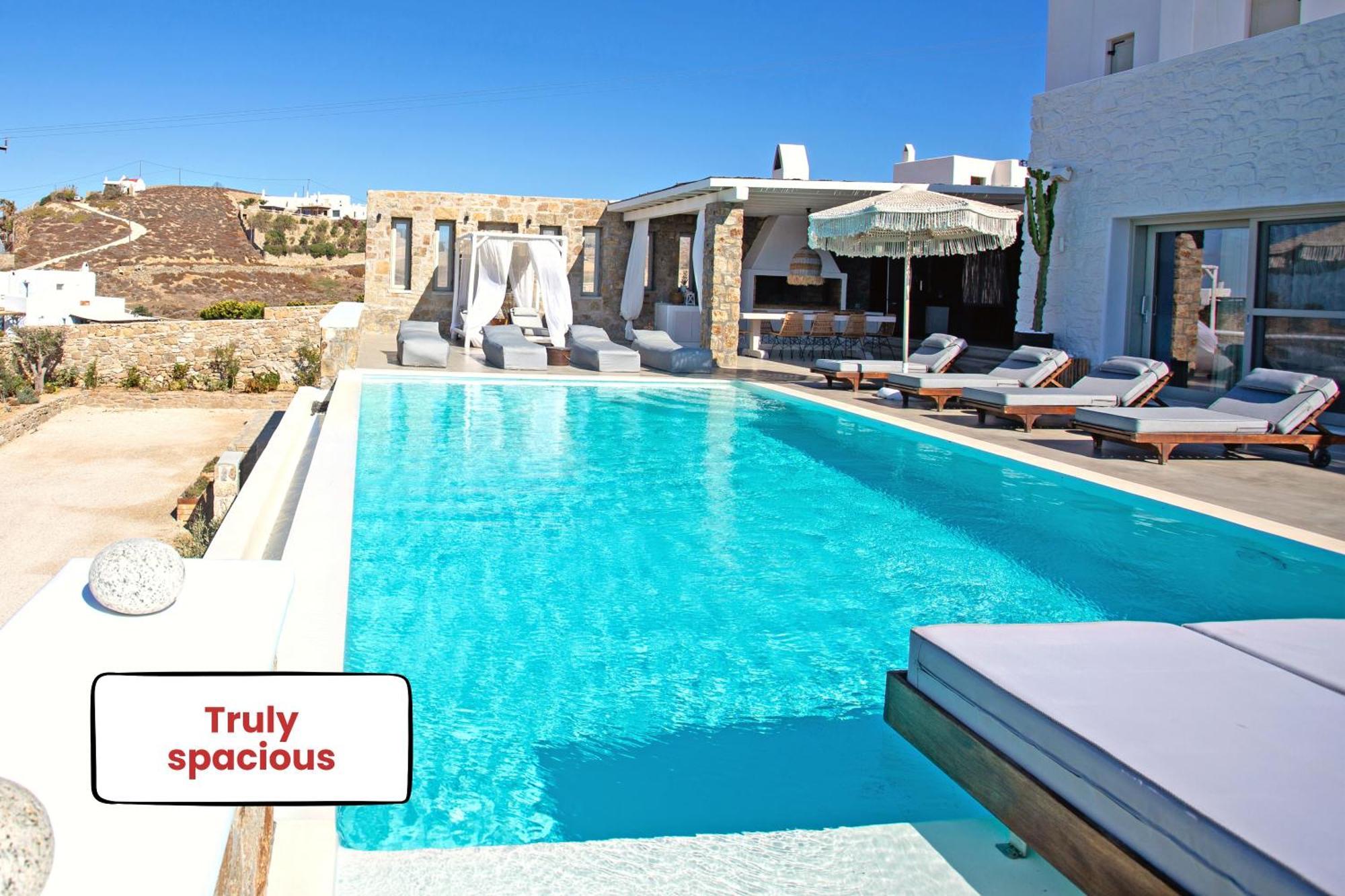 Villa Panamera Mykonos, Private Heaven, Supreme View! Фанари Экстерьер фото